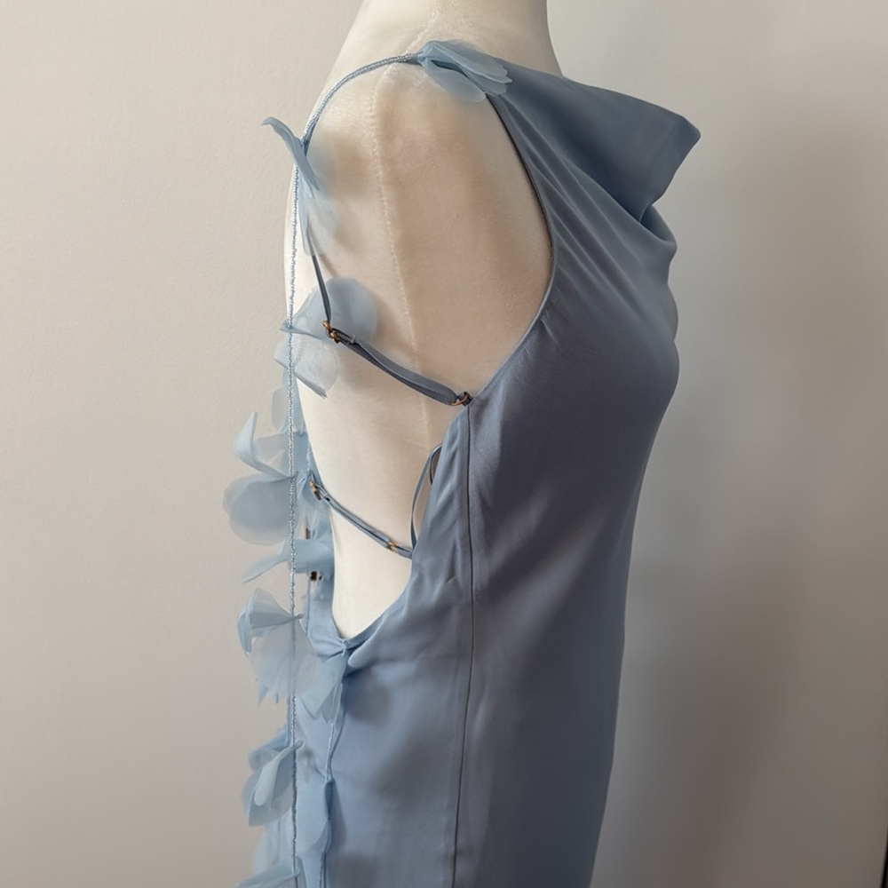 Cult Gaia Nymeria Gown Small Coastal Blue - Picture 14 of 16